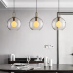 Glass Pendant Swag Light - Image 4