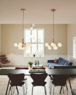 Glass Sphere Cluster Chandelier - Image 4