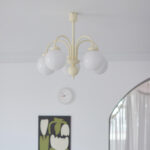Cream Glass Sphere Chandelier - Image 15