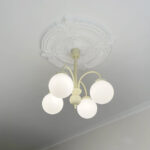 Cream Glass Sphere Chandelier - Image 17