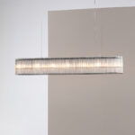 Glass Tube Ring Chandelier - Image 20