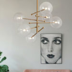 Glass Globe Mobile Chandelier - Image 2