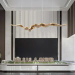 Gold Ribbon Chandelier - Image 7