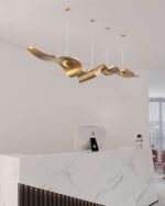Gold Ribbon Chandelier - Image 17