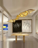 Gold Ribbon Chandelier - Image 14