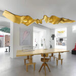 Gold Ribbon Chandelier - Image 11