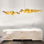 Gold Ribbon Chandelier - Image 2