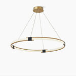 Gold Ring Chandelier - Image 13