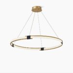 Gold Ring Chandelier