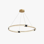 Gold Ring Chandelier - Image 9