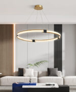 Gold Ring Chandelier - Image 18