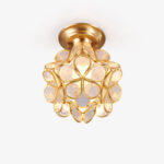 Golden Bloom Ceiling Light