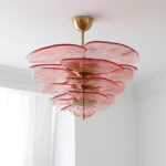 Petals Gold Murano Chandelier - Image 4