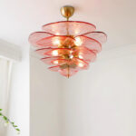 Petals Gold Murano Chandelier - Image 6