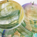 Green Murano Disc Chandelier - Image 8