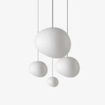 Gregg Stone Shape Glass Pendant Light