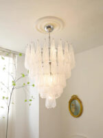 Grid Glass Waterfall Chandelier - Image 18