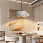 Half Dome Vintage Ceramic Pendant Lamp - Image 5