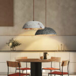 Half Dome Vintage Ceramic Pendant Lamp - Image 3