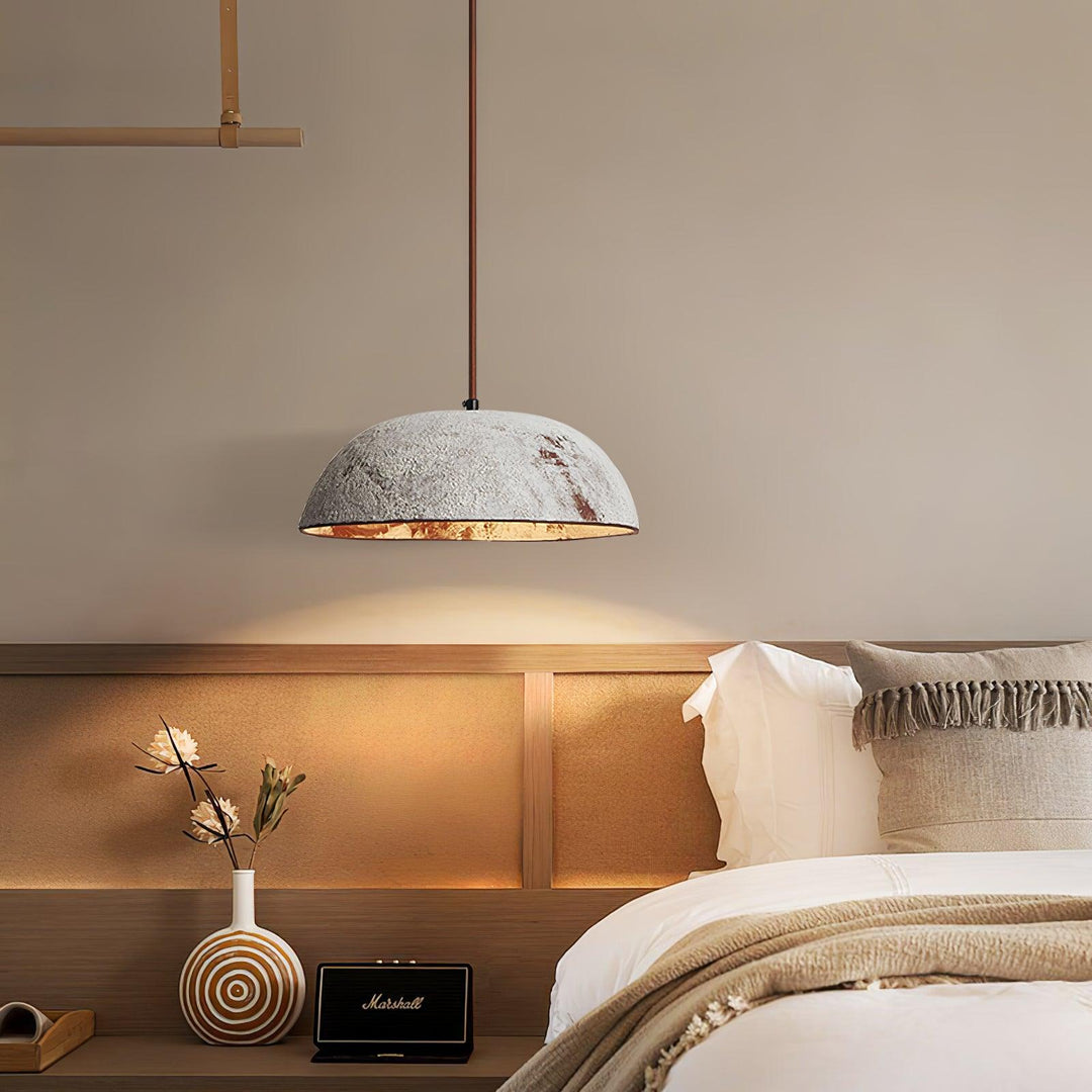 Half Dome Vintage Ceramic Pendant Lamp - Image 4