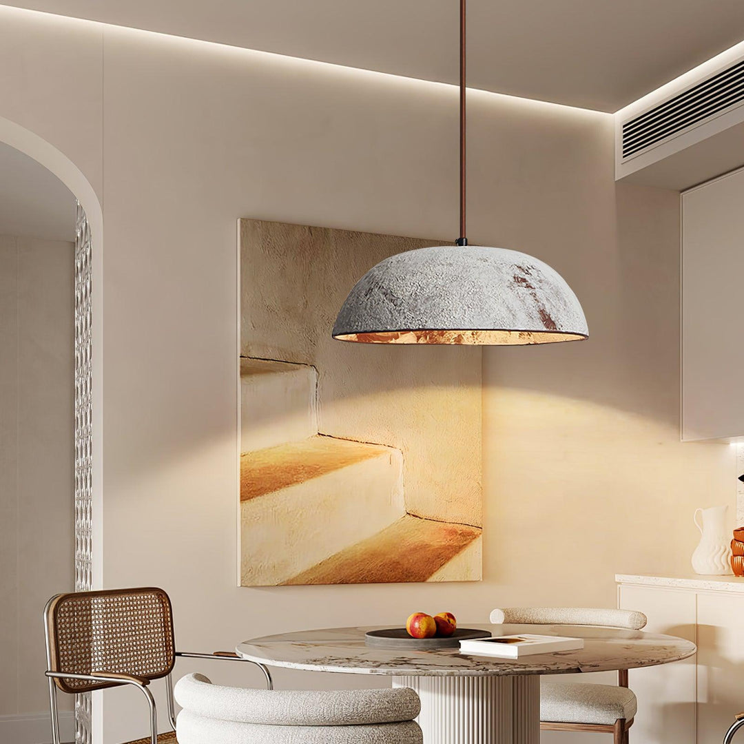 Half Dome Vintage Ceramic Pendant Lamp - Image 14