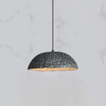 Half Dome Vintage Ceramic Pendant Lamp - Image 8