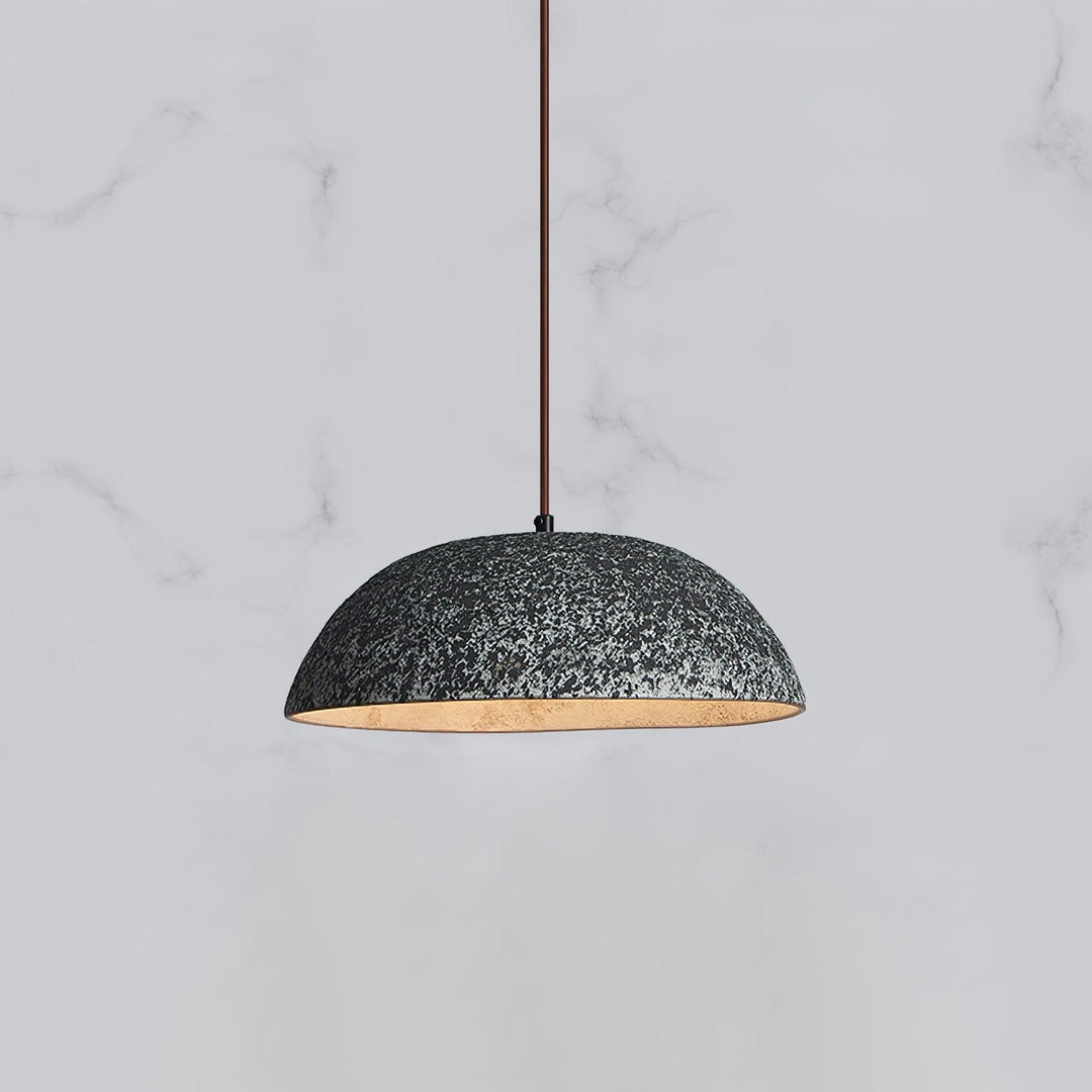 Half Dome Vintage Ceramic Pendant Lamp - Image 8