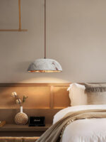 Half Dome Vintage Ceramic Pendant Lamp - Image 18