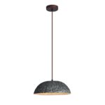 Half Dome Vintage Ceramic Pendant Lamp - Image 9