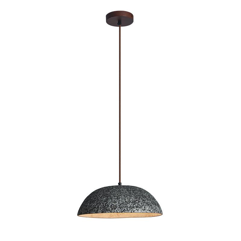 Half Dome Vintage Ceramic Pendant Lamp - Image 9