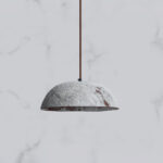 Half Dome Vintage Ceramic Pendant Lamp - Image 13