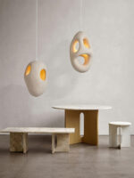 Hand-Built White Pendant Lamp - Image 5