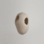 Hand-Built White Pendant Lamp - Image 10