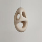 Hand-Built White Pendant Lamp - Image 12
