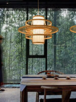 Handmade Sigyn Bamboo Pendant Lamp - Image 18