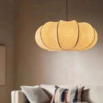 Oblate Silk Pendant Lamp - Image 19