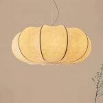 Oblate Silk Pendant Lamp - Image 13