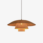 Hat Weave Rattan Pendant Lamp