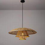 Hat Weave Rattan Pendant Lamp - Image 14