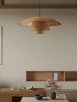Hat Weave Rattan Pendant Lamp - Image 16