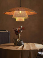 Hat Weave Rattan Pendant Lamp - Image 9
