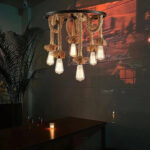 Hemp Rope Industrial Six Head Chandelier - Image 20