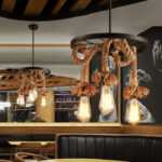 Hemp Rope Industrial Six Head Chandelier - Image 18