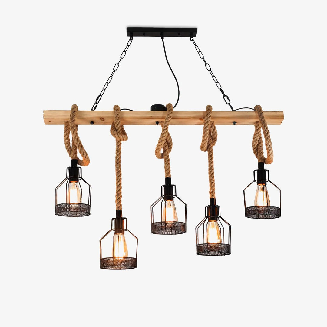 Hemp_Rope_Industrial_Grenade_Chandelier_10.jpg Hemp Rope Industrial Grenade Chandelier - Image 1