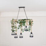 Hemp Rope Industrial Grenade Chandelier - Image 12