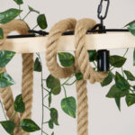 Hemp Rope Industrial Grenade Chandelier - Image 19