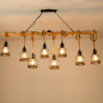Hemp Rope Industrial Grenade Chandelier - Image 10