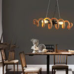 Hemp Rope Industrial Spiral Chandelier - Image 7