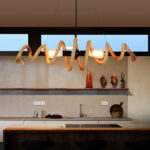 Hemp Rope Industrial Spiral Chandelier - Image 4