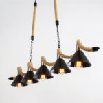 Hemp Rope Industrial Wave Chandelier - Image 16